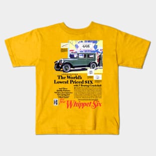 1928 WHIPPET SIX - WHIP IT GOOD! Kids T-Shirt